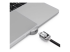Compulocks Ledge Lock Adaptor for MacBook Pro 13" M1 & M2 with Keyed Cable Lock - Venstre vinkel
