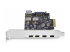Startech 5-Port USB PCIe Card, USB 3.2 10Gbps, PCI Express Card with 4x USB-C Ports, 1x USB-A Internal Port, USB PCIe Controller Card, Windows/macOS/Linux - Nærbilde