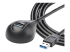 StarTech 5ft SuperSpeed USB 3.0 Extension Cable for Desktop - Høyre vinkel