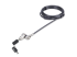 StarTech.com 25-Pack Universal Laptop Lock 6.6ft, Keyed Alike Locking Cable, Security Cable, Compatible w/Noble Wedge/Nano/K-Slot, Anti-Theft Cut-Resistant Cable - Høyre vinkel