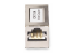 StarTech.com Shielded RJ45 Coupler, Inline Cat6a Coupler, F/F - Venstre side