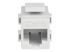 StarTech.com White Cat 6 RJ45 Keystone Jack Network Coupler F/F - Fremsiden
